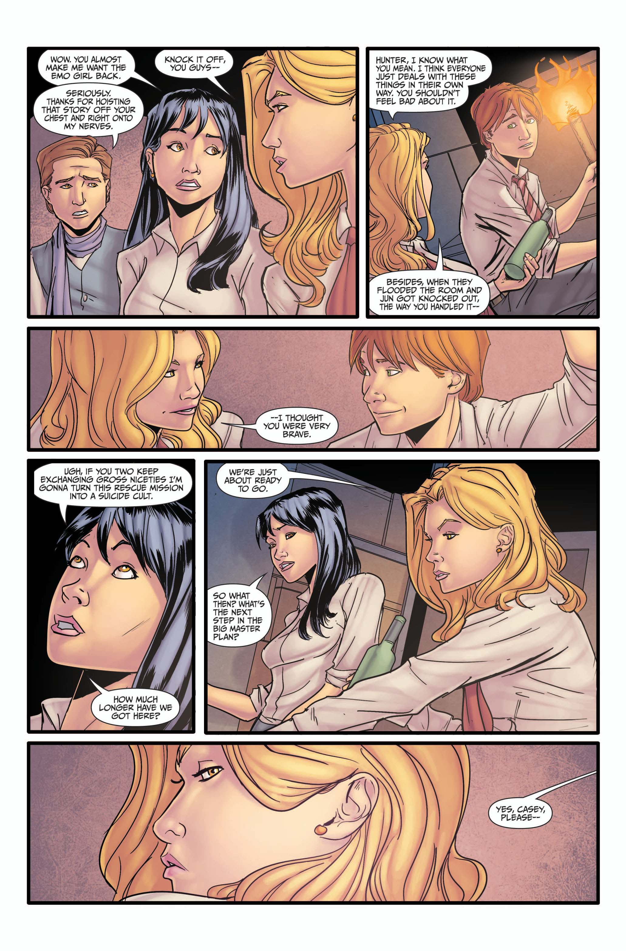 Read online Morning Glories comic -  Issue #4 - 25