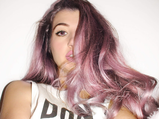 pastel pink lilac hair tumblr 