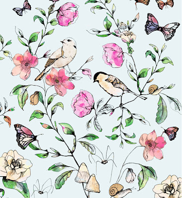 Pattern course showcase part 3 - Module 3 (April 2012 class) 2 Katy Hackney Enchanted Garden+%281%29 Pattern course showcase part 3 - Module 3 (April 2012 class)