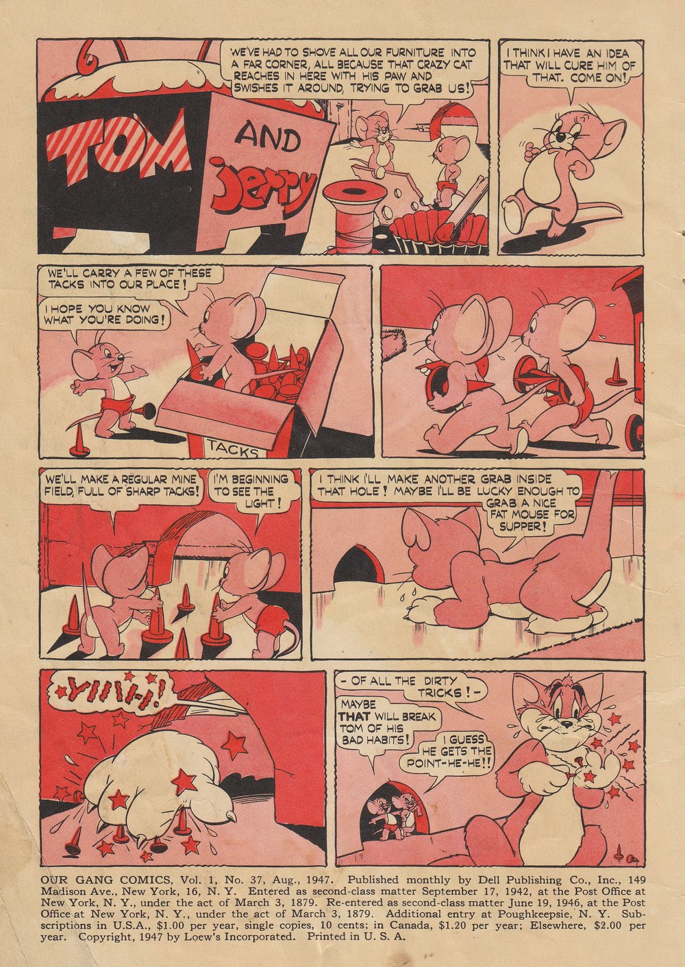 Read online Our Gang with Tom & Jerry comic -  Issue #37 - 2