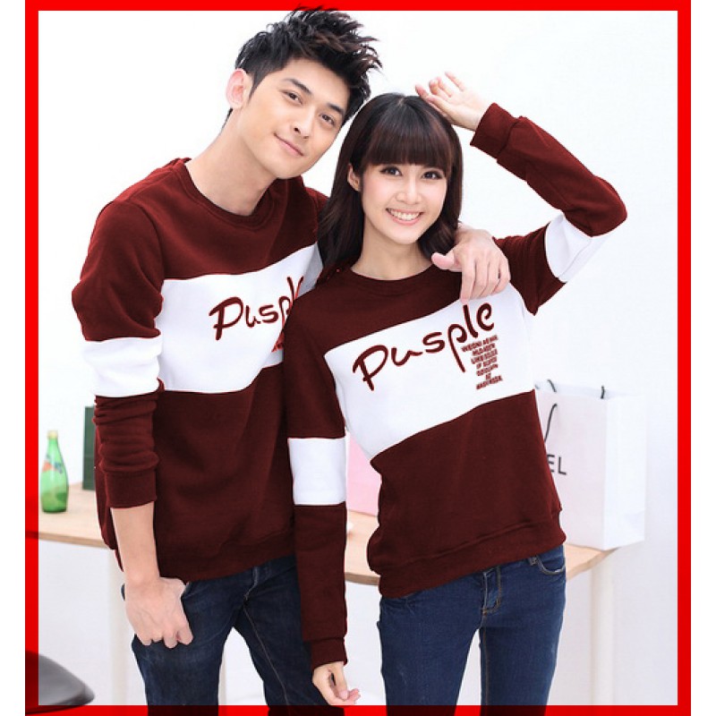 Jual Online Sweater Pusple Cold Maroon White Murah Jakarta Bahan Babytery Terbaru Jual Online Sweater Pusple Cold Maroon White Murah Jakarta Bahan Babytery Terbaru