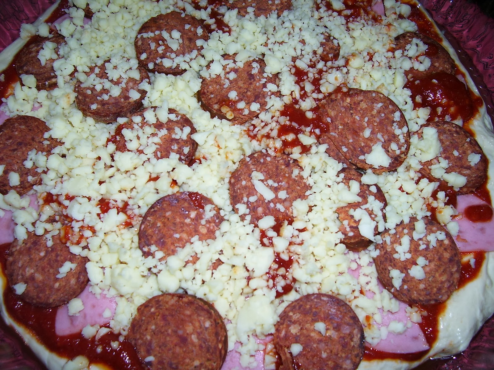 Terbiyeli sulu köfte: Ev yapımı pizza