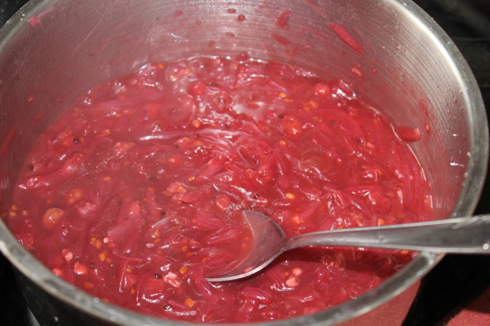 Cuisine et cetera ! Sauce à l'échalote et aux groseilles