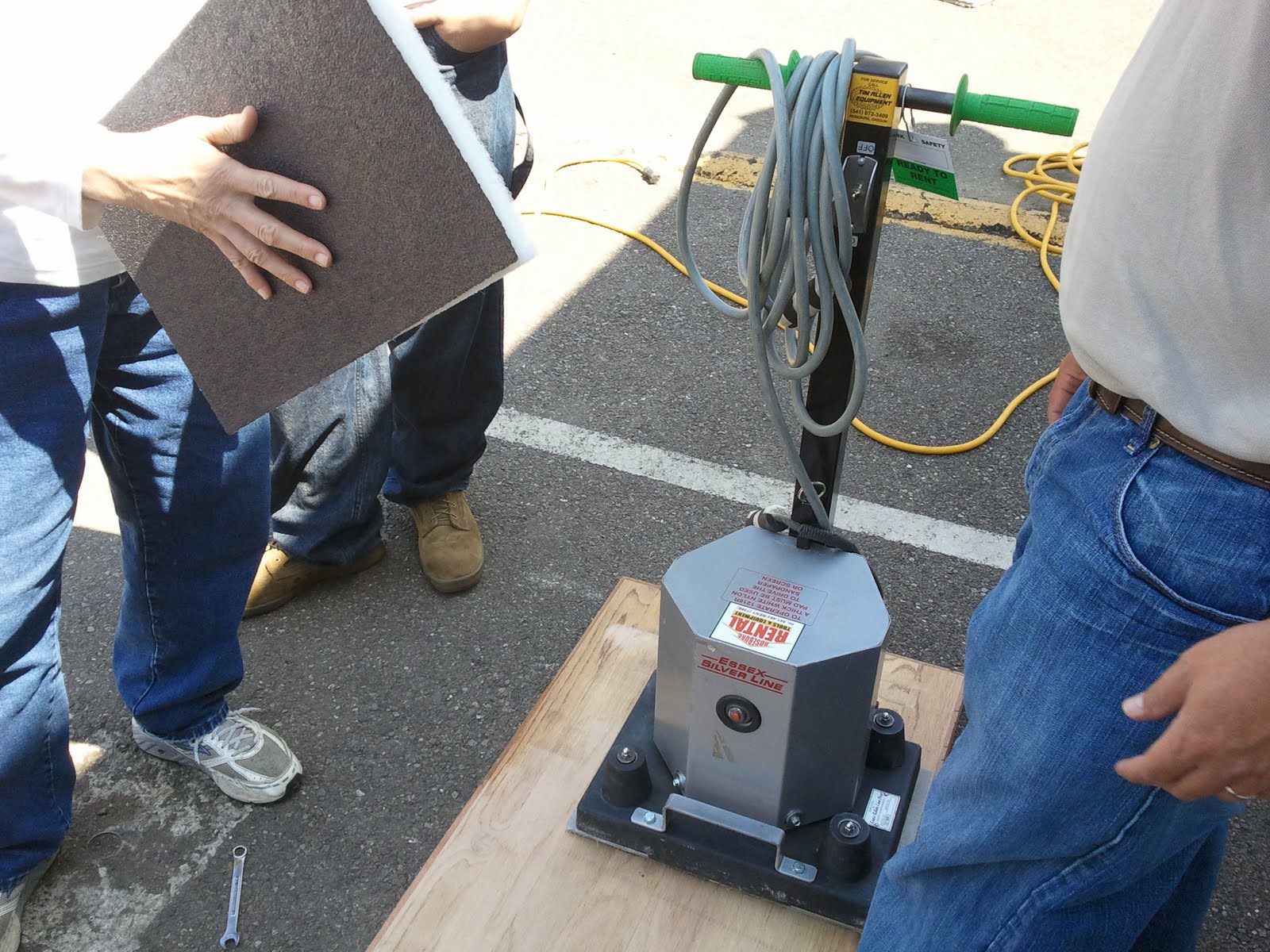 TimAllenEquipment Floor Sanding Demo Day at Tim Allen Equipment and