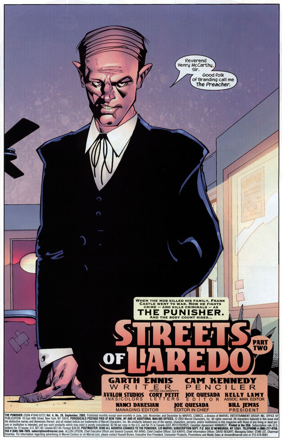 Read online The Punisher (2001) comic -  Issue #29 - Streets of Laredo - 2