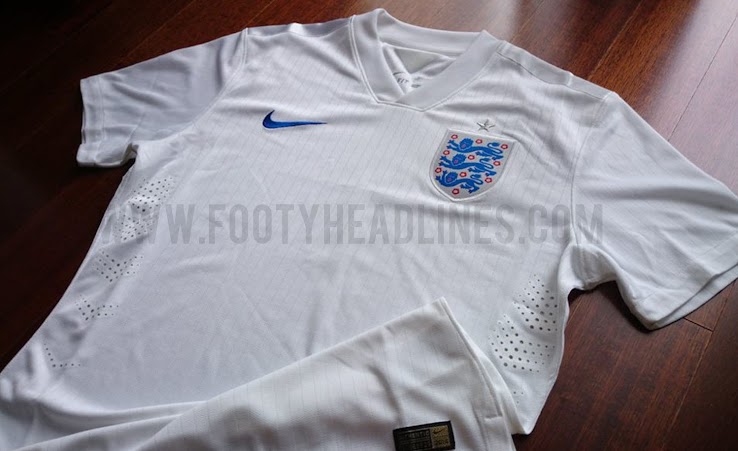 England 2014 World Cup Home Kit Leaked!