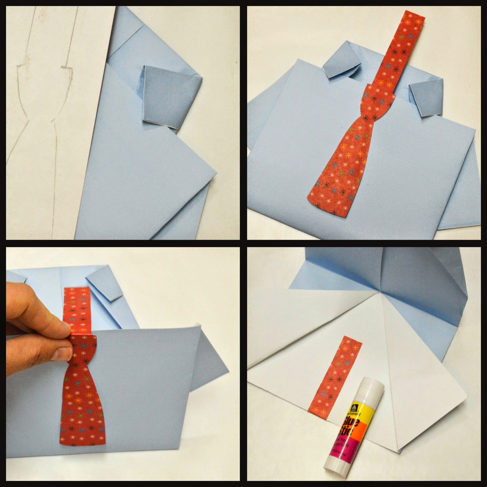 Entertaining Grace: DIY: Father's Day Superman Card