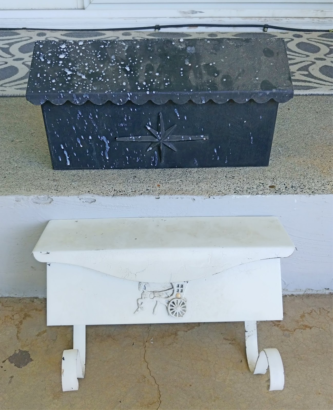 Repurposed Vintage Mailbox Storage Little Vintage Cottage