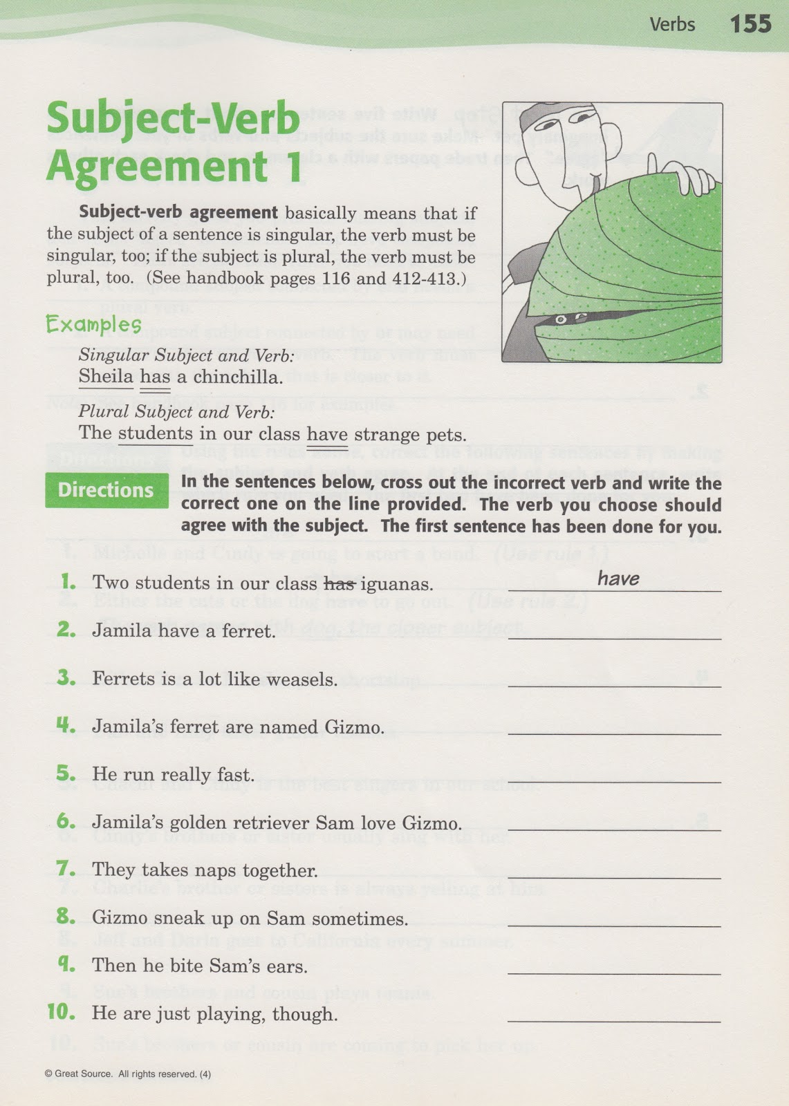 Homework help verbs