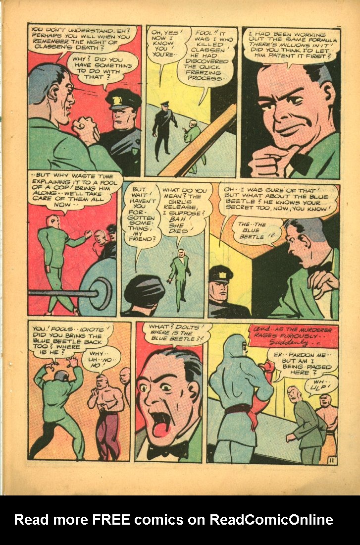 Read online The Blue Beetle comic -  Issue #12 - 13