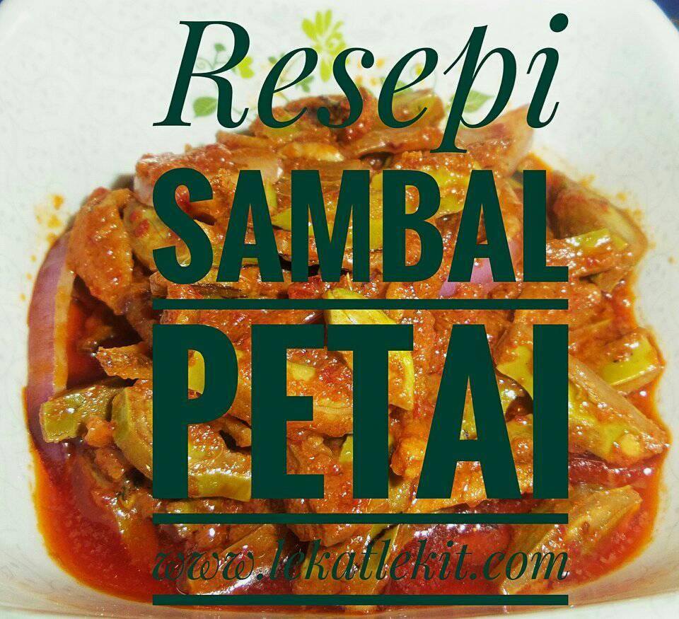 Resepi sambal hijau petai