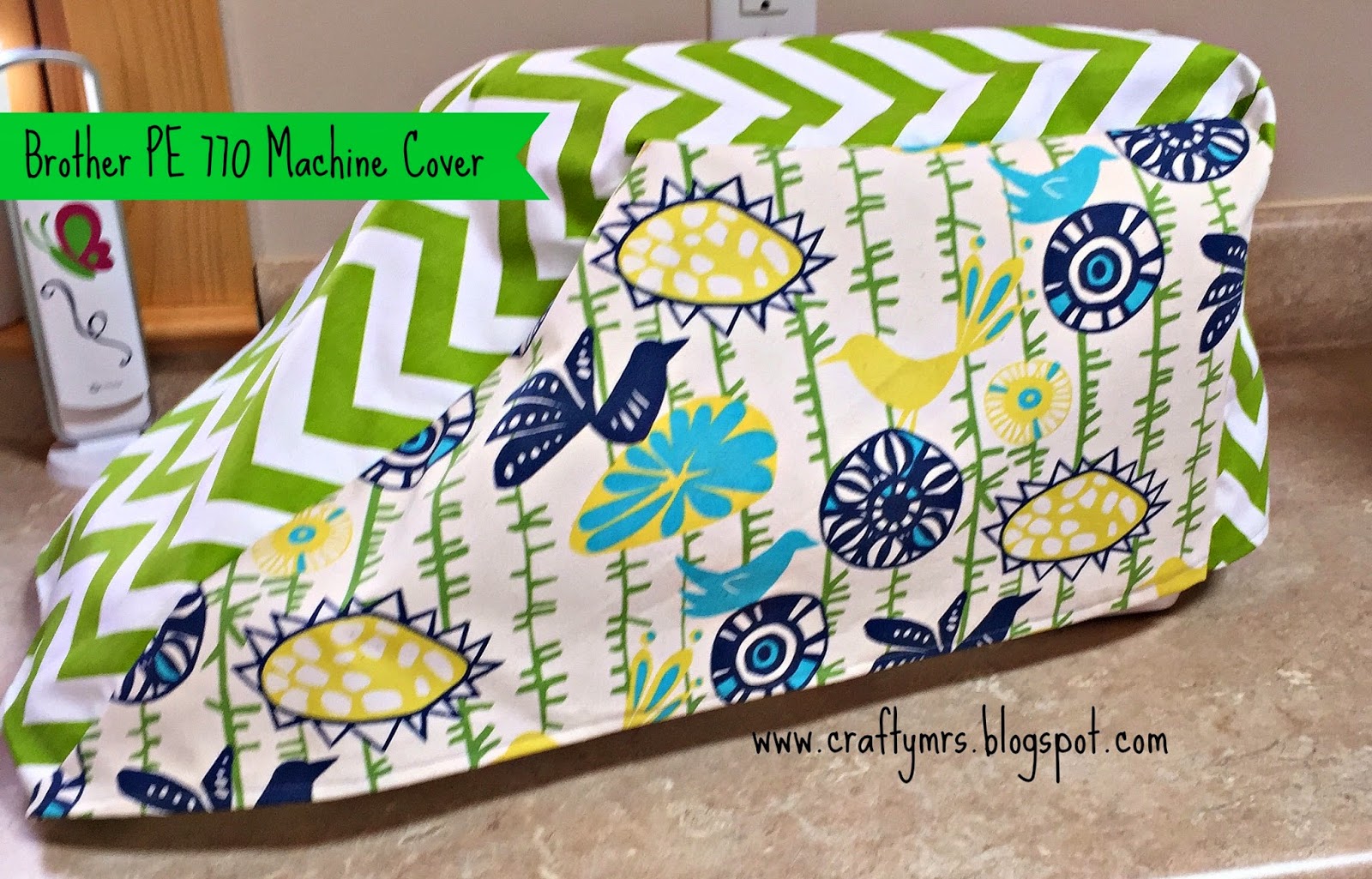 CraftyMrs Brother PE 770 Embroidery Machine Cover