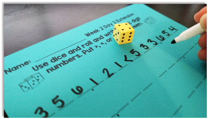 Thrifty in Third Grade: Guided Math Set Up