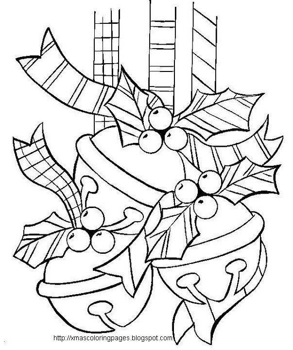 XMAS COLORING PAGES