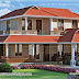 2834 square feet Kerala model villa exterior