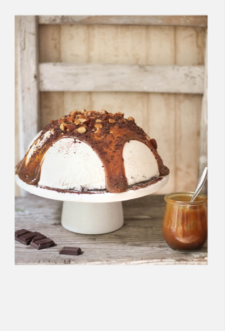 Coffee Caramel Ice Cream Bombe For Better Homes And Gardens