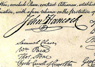 John Hancock’s Signature | Improving English