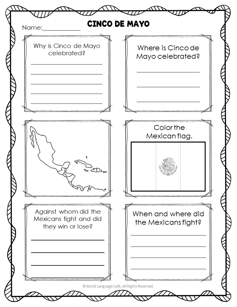 Cinco de Mayo Spanish Activities and Lesson Plans: How to Celebrate in
