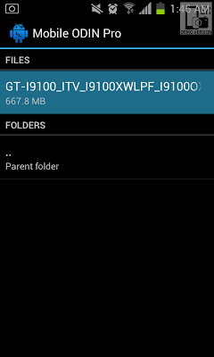 تطبيق Mobile Odin، شرح استعمال تطبيق Mobile Odin، تثبيت روم رسمي بدون كمبيوتر, تركيب روم رسمي عن طريق الريكفري
