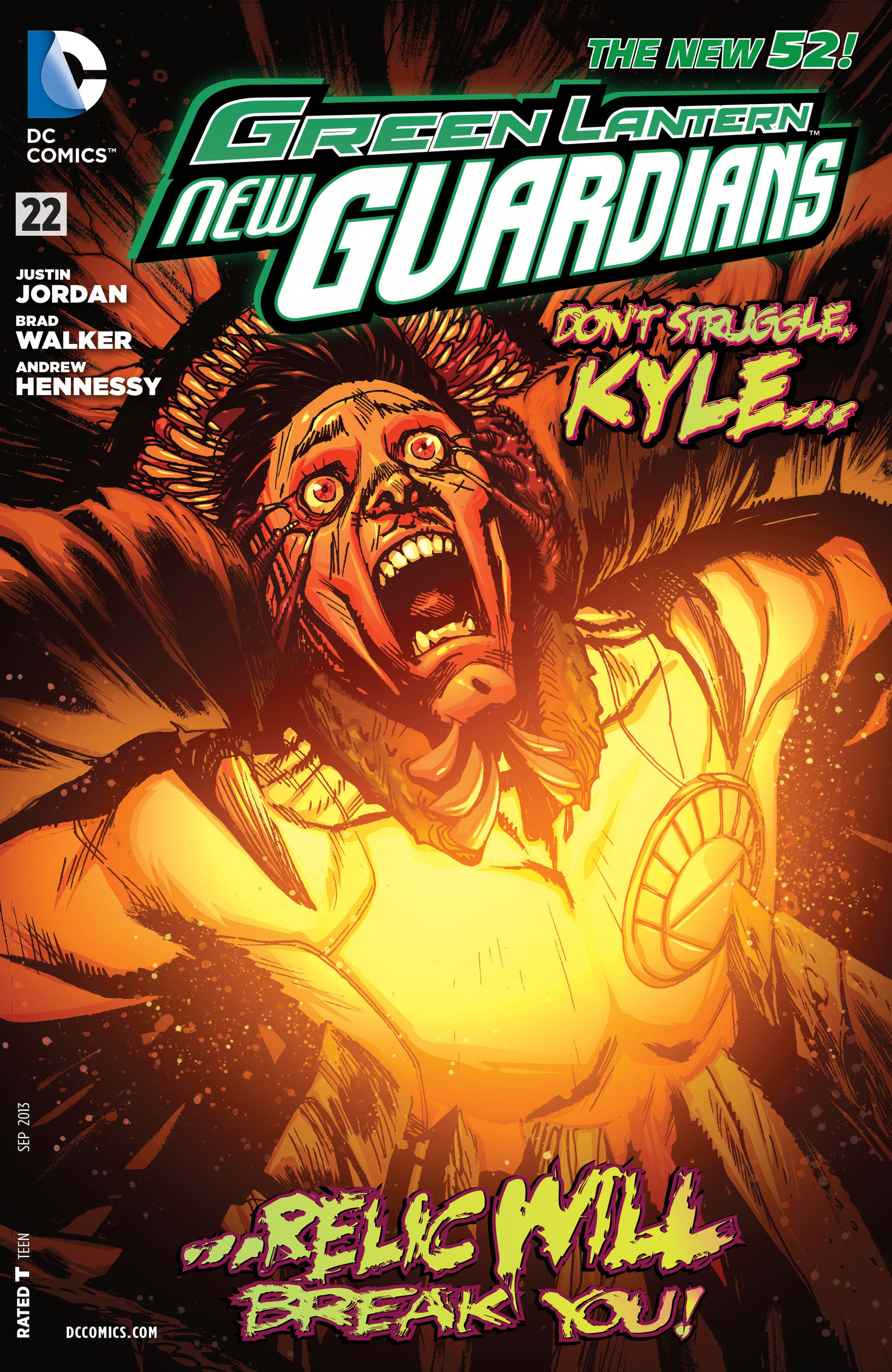 Read online Green Lantern: New Guardians comic -  Issue #22 - 1