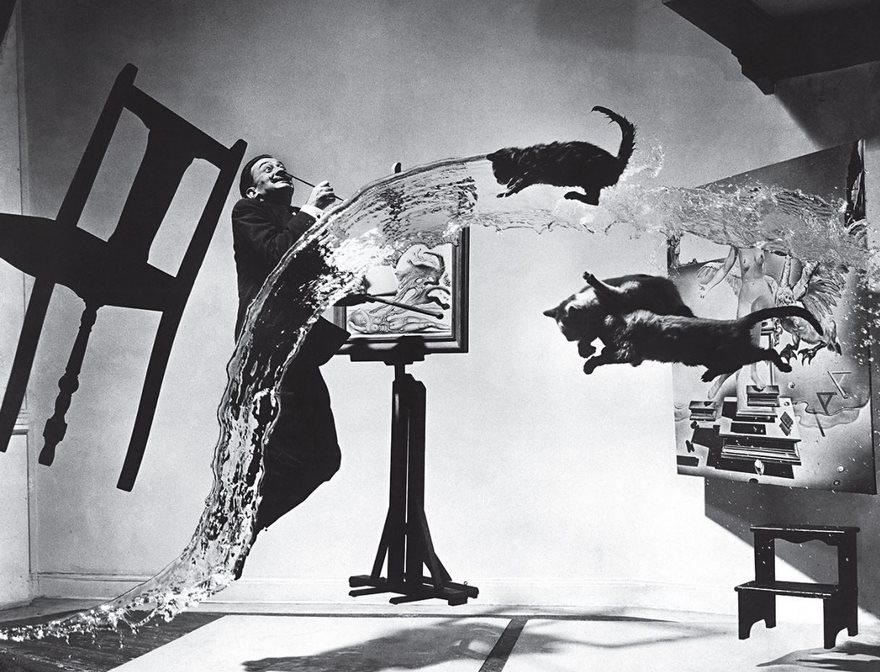 Top 100 Of The Most Influential Photos Of All Time - Dalí Atomicus, Philippe Halsman, 1948