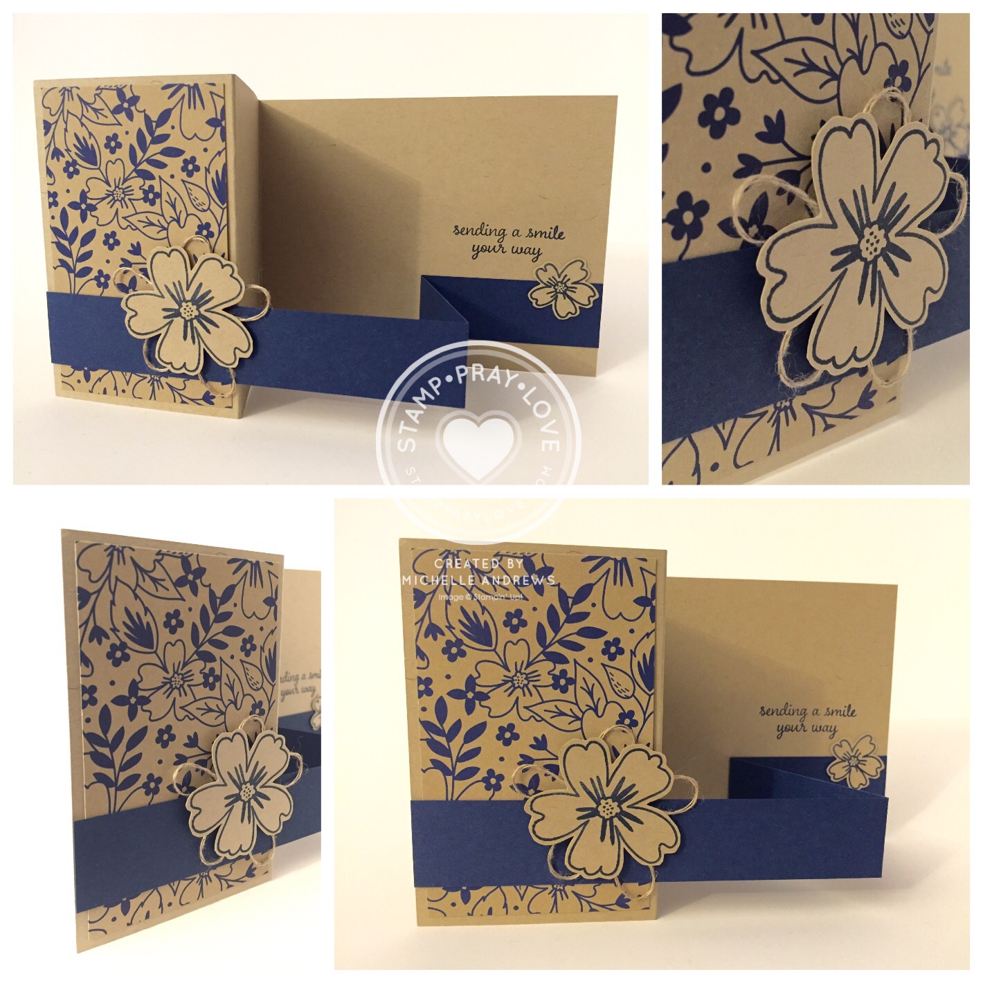 Stamp · Pray · Love Love and Affection Double ZFold Card