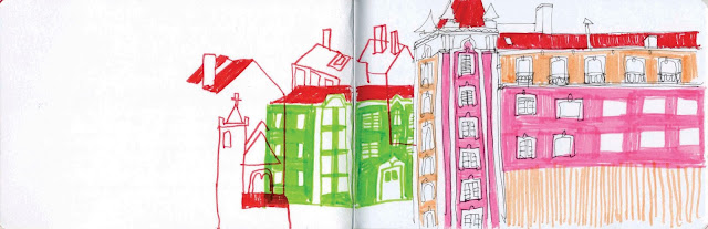 illustration ville immeuble