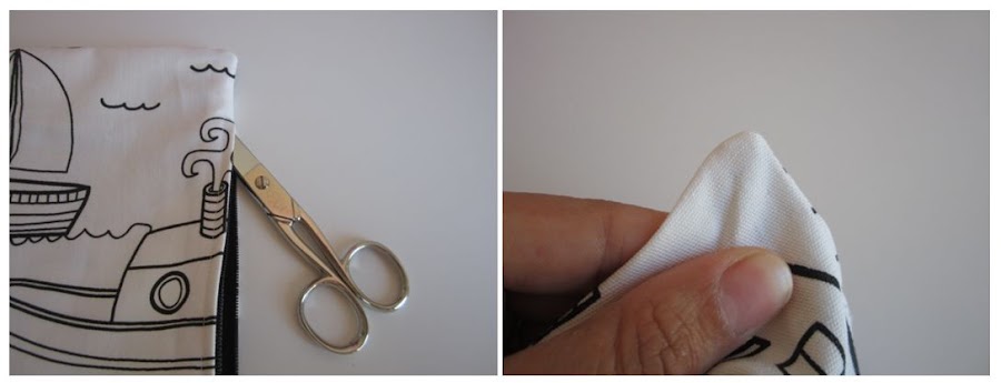  mis nancys, mis peques y yo, tutorial funda de cojin colocar esquinas