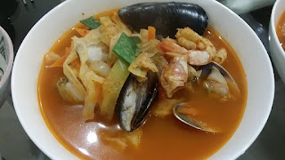Resep dan Cara Membuat Masakan Korea Jjam Ppong ( Sup Seafood Pedas)