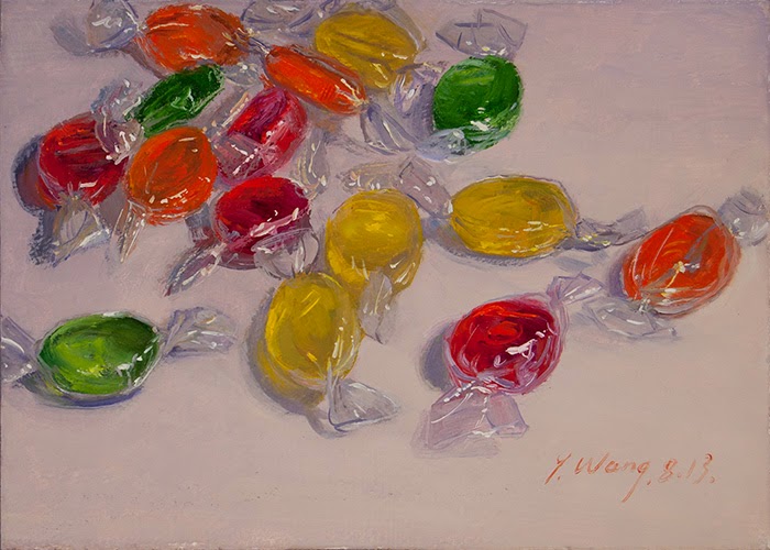 Wang Fine Art hard candies, a painting a day