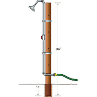 How to build a DIY outdoor shower