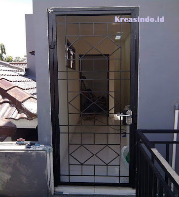 Harga Pintu Kawat Besi Minimalis KP09