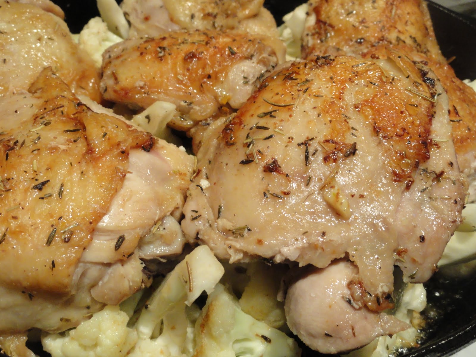 Cauliflower and Chicken Skillet Serena Bakes Simply From Scratch