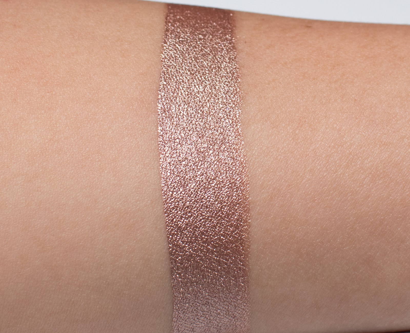 Stila Shimmer and Glow Liquid Eyeshadow in Grace Swatch and Review