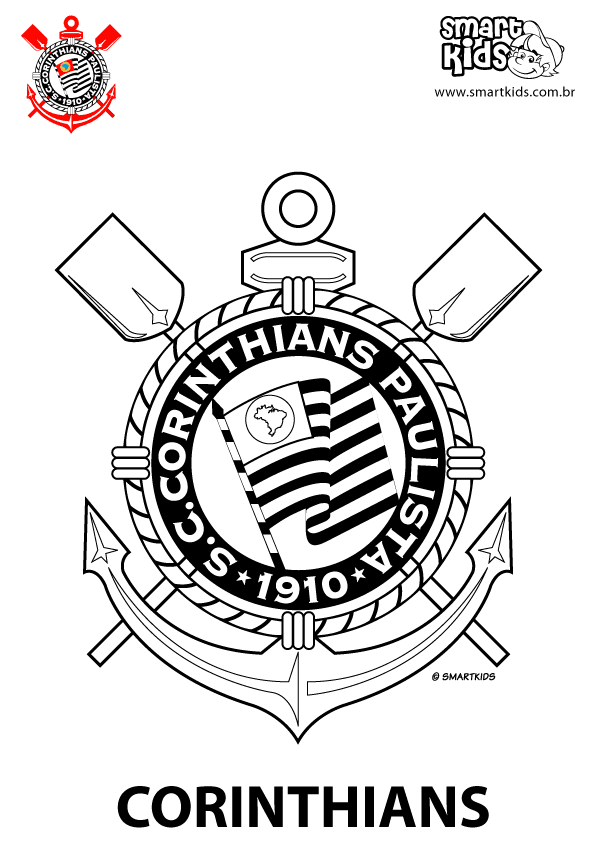 Desenhos para colorir de desenho do time de futebol do brasil para colorir  