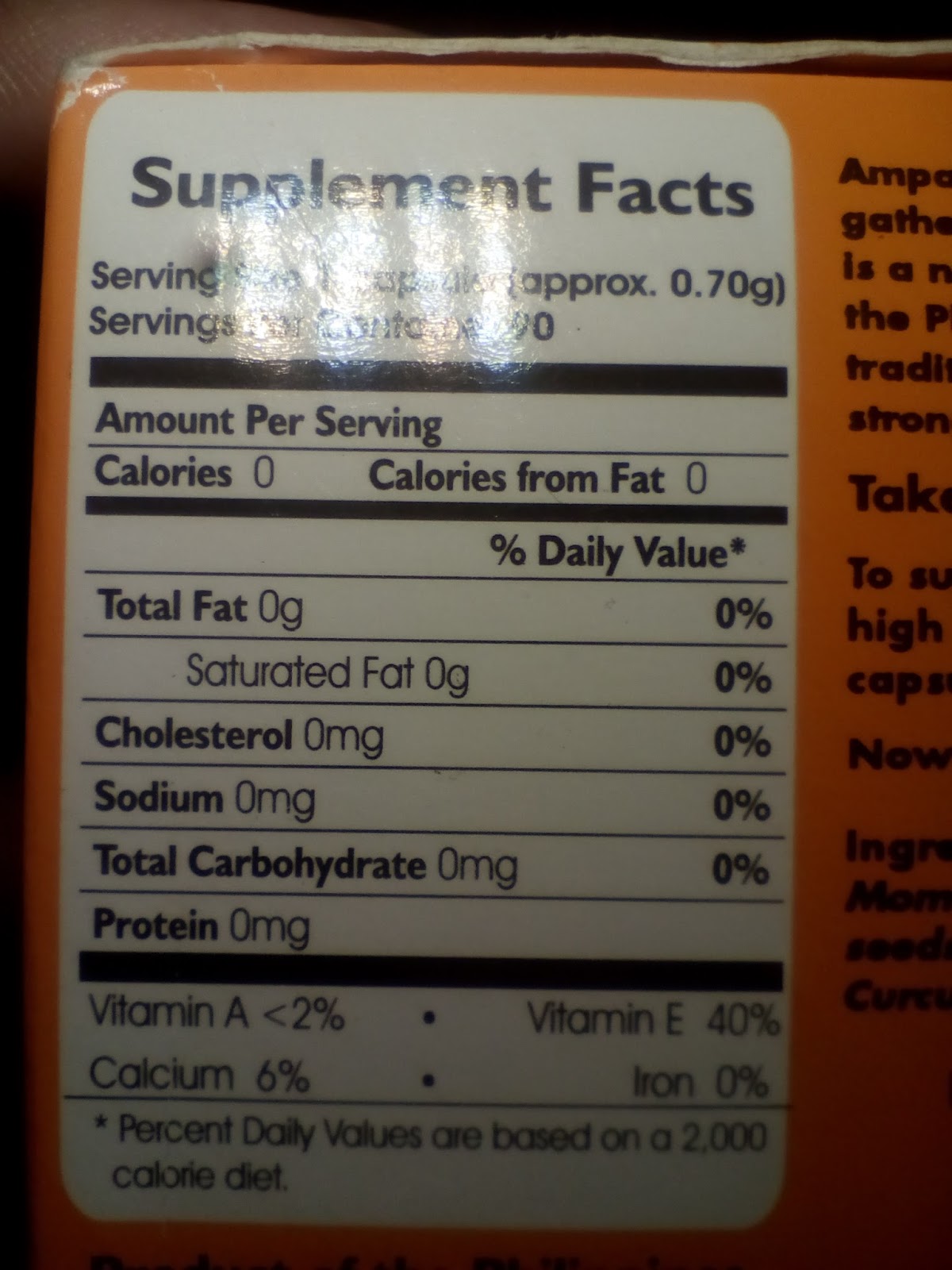 Ampalaya Plus Food Supplement Review and Testimonial