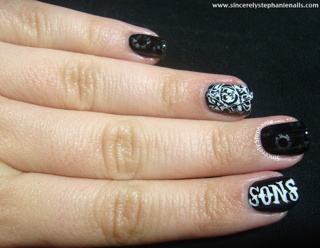 sons of anarchy nail art