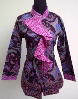 Model Baju Batik Kantor Wanita Berjilbab desain terbaru Model Baju Batik Kantor Wanita Berjilbab desain terbaru