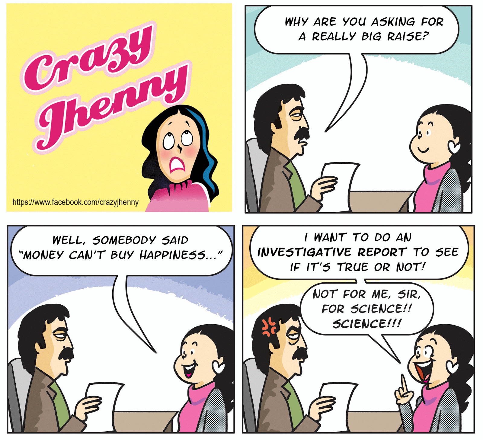 Crazy Jhenny pay raise