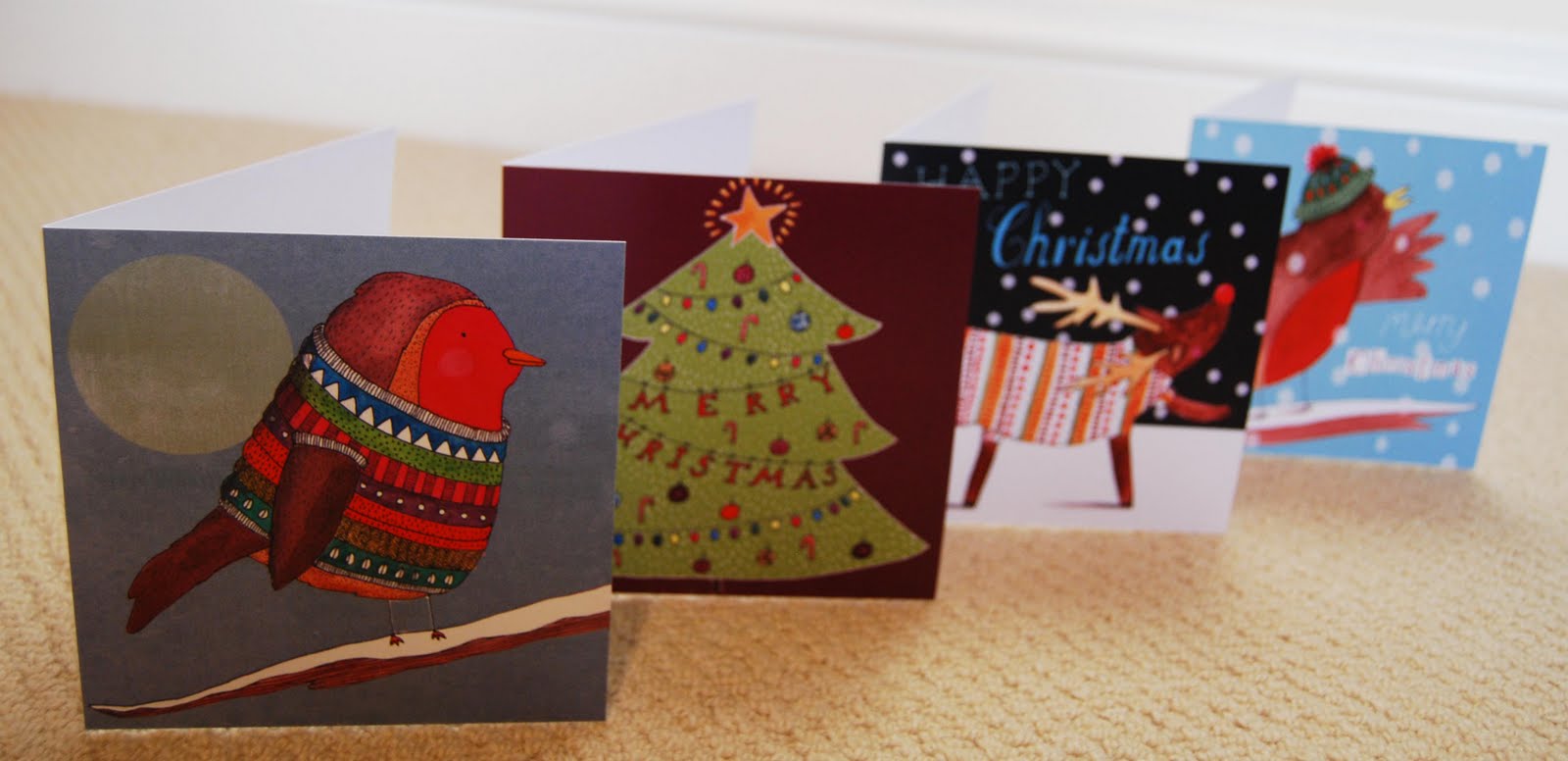 Handmade Holly Cards for Sale