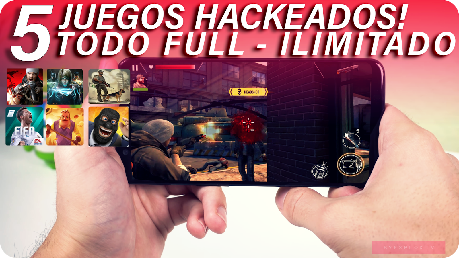¡Top 5 Juegos Premium Con Todo ilimitado Desbloqueado! ExploxTV