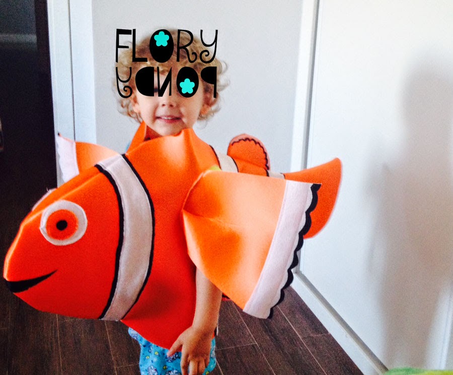 El taller de Flory Pondy Disfraz de pez Nemo