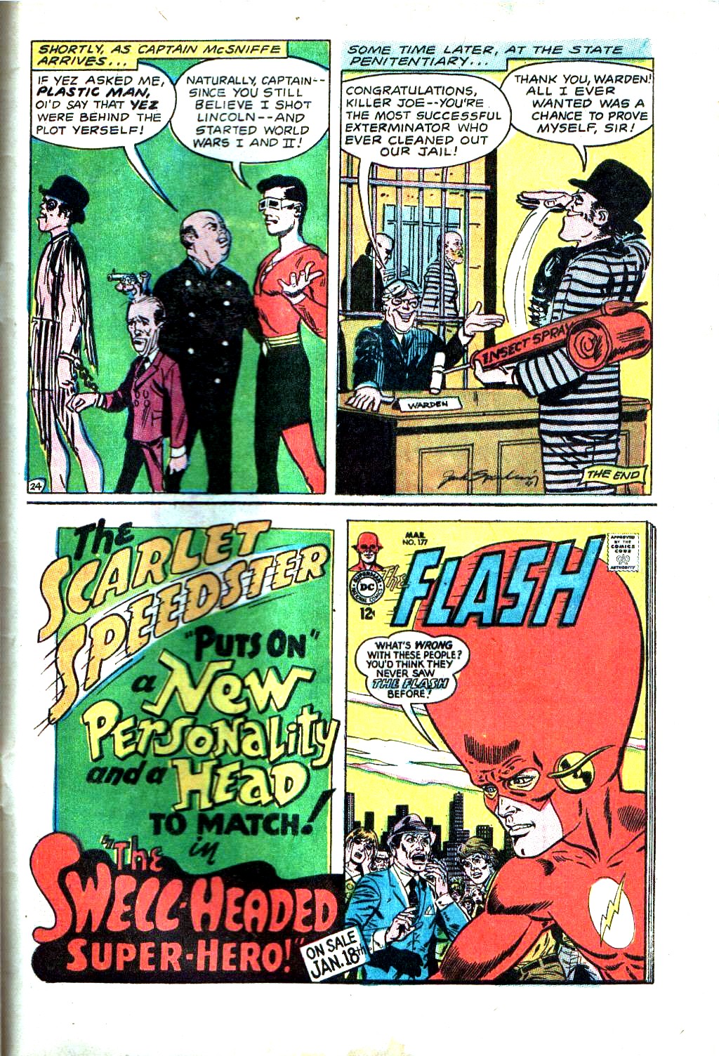 Read online Plastic Man (1966) comic -  Issue #9 - 33