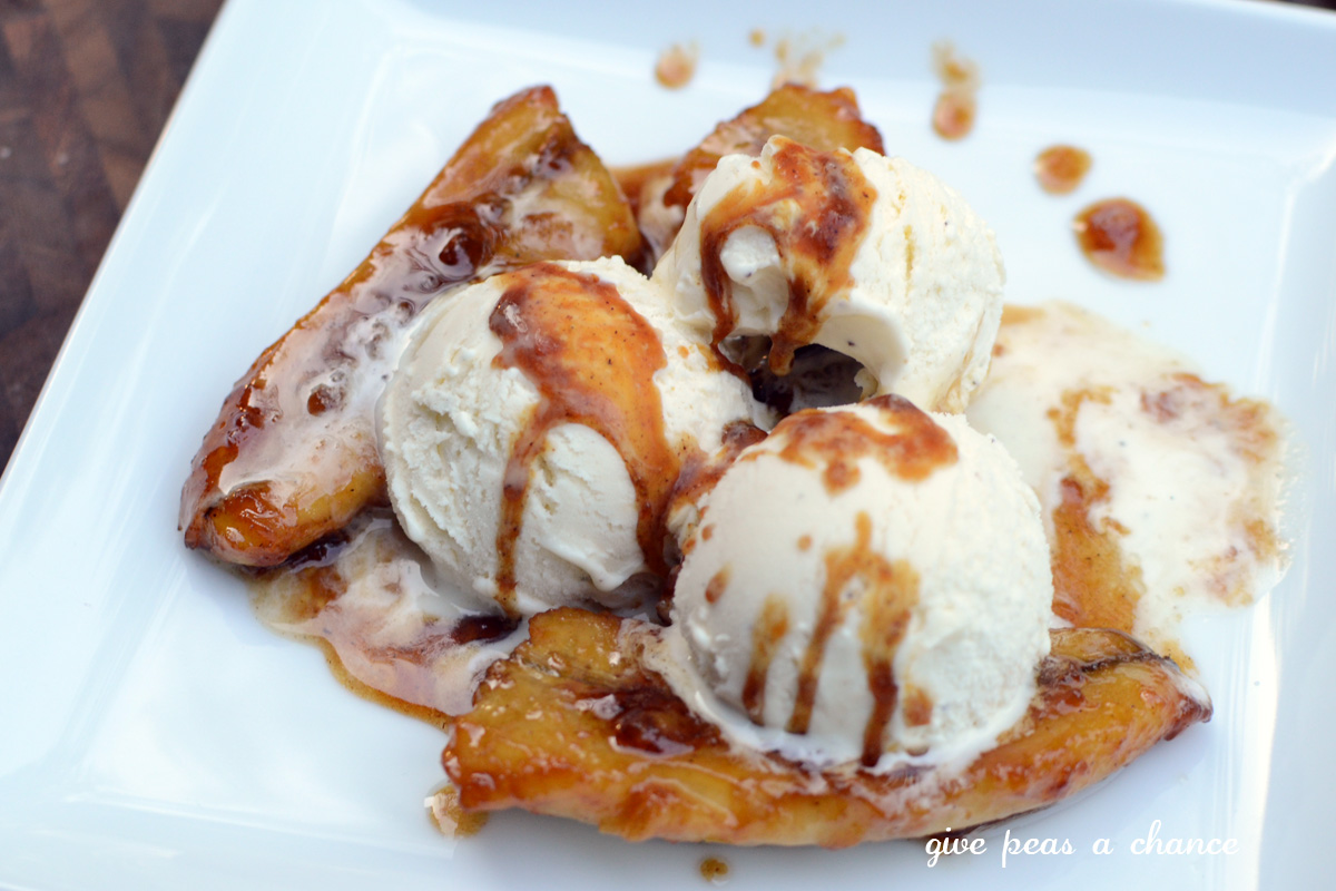 Give Peas a Chance Quick Bananas Foster