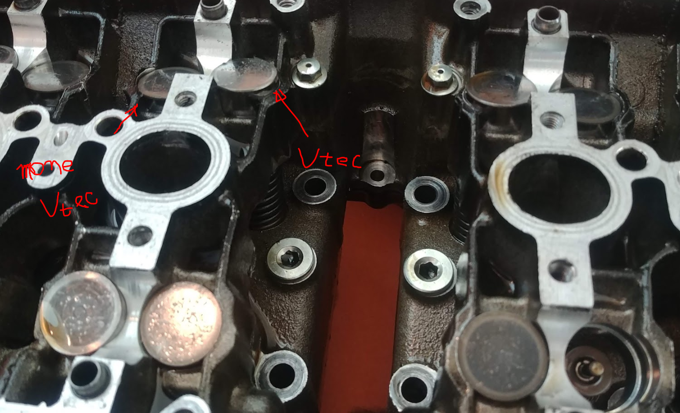 Leonard Kim's life story CB400 NC39, 1999, Vtec1, Engine head valve