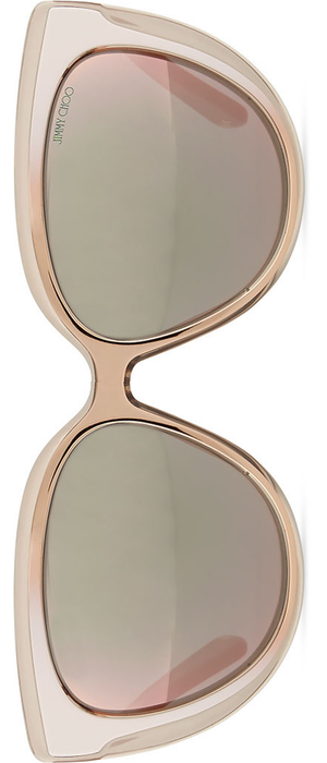 Jimmy Choo Cindy Cat-Eye Sunglasses, Brown