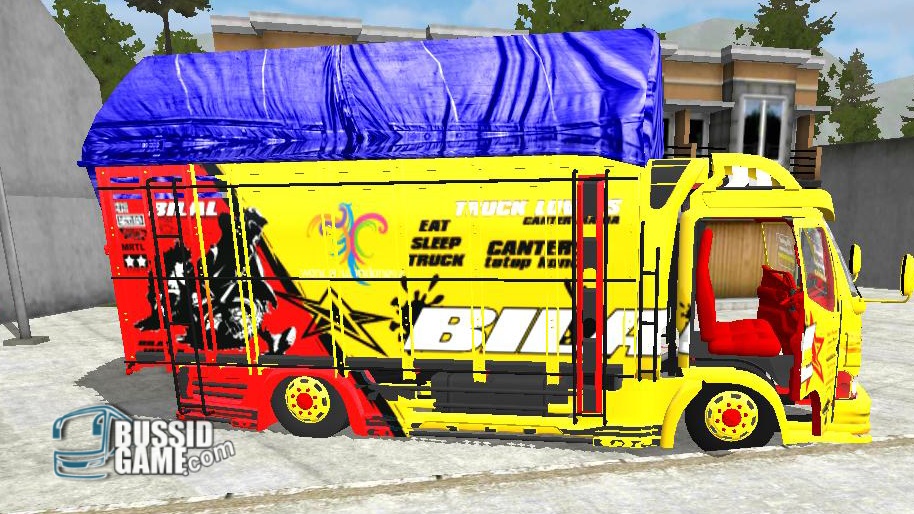 Mod Truck Canter TE Jabrix Terpal Segitiga - Gudang Livery ...