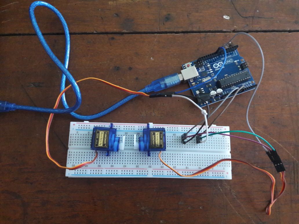 Aplikasi program arduino uno program motor servo dc