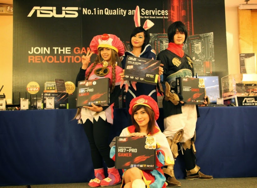 Dragon Nest Cosplayers with ASUS Components
