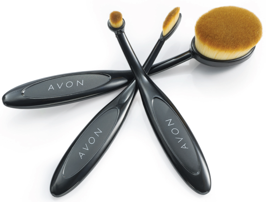 New & Nifty Avon Oval Makeup Brush Set! Beauty Crazed in Canada